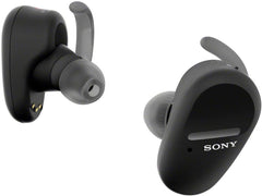 Sony WF-SP800N Fully Wireless Noise Cancelling Earbuds, Bluetooth Compatible, Left and Right Separated Waterproof 2020 Model 360 Reality Audio Certified Black WF-SP800N BM