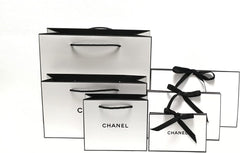 Set Product Gift Wrapped CHANEL ROUGE COCO BAUME and Lip Cream with CHANEL Shop Bag