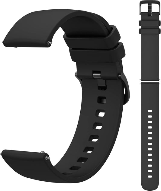 GOHHHME Watch Band, Universal, Watch Strap, 0.7 / 0.8 inches (18 / 20 / 22 mm), Silicone Band, Rubber Watch Band, Waterproof, Replacement Strap, Sports Loop, Lightweight, Breathable, Easy Adjustment
