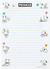 Sanrio 368997 Pochacco Letter Set (Check Design)