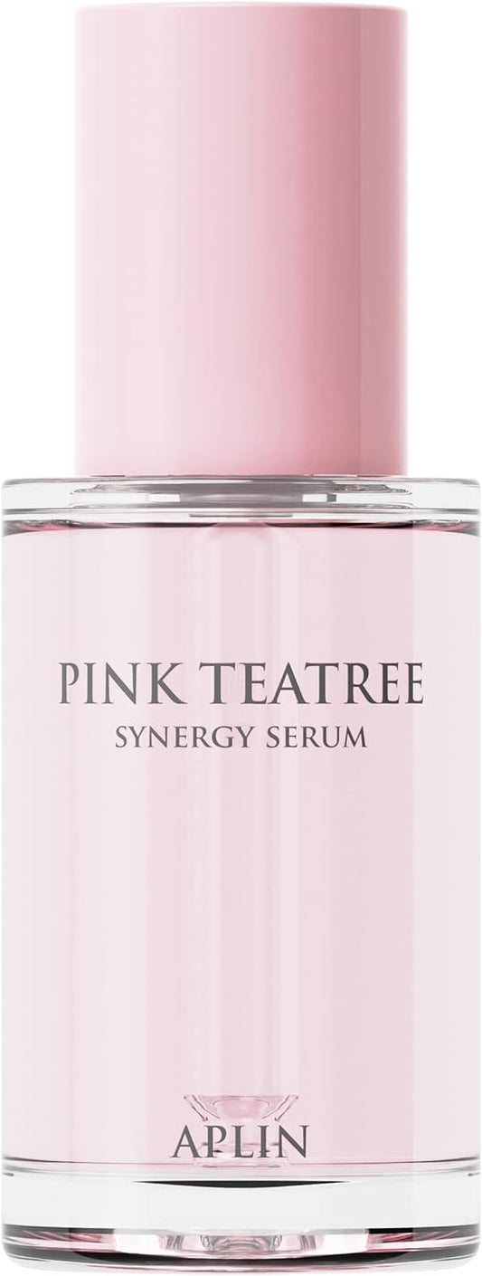 APLIN Pink Tea Tree Synergy Serum, 1.0 fl oz (30 ml), Pink teatree serum, Moisturizing, Sensitive Skin, Oily Skin, Korean Cosmetics