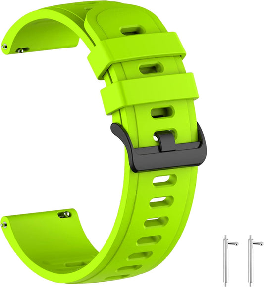 Watch Band Belt 19mm 20mm 22mm Silicone Band Waterproof Watch Replacement Strap Watch Band 19mm 20mm 22mm Quick Release Smart Watch Band Belt Replacement Strap Replacement Band Nylon Sports Loop Lightweight Breathable Easy Adjustment
