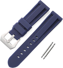 Silicone Watch Strap 20mm 22mm 24mm 26mm Waterproof