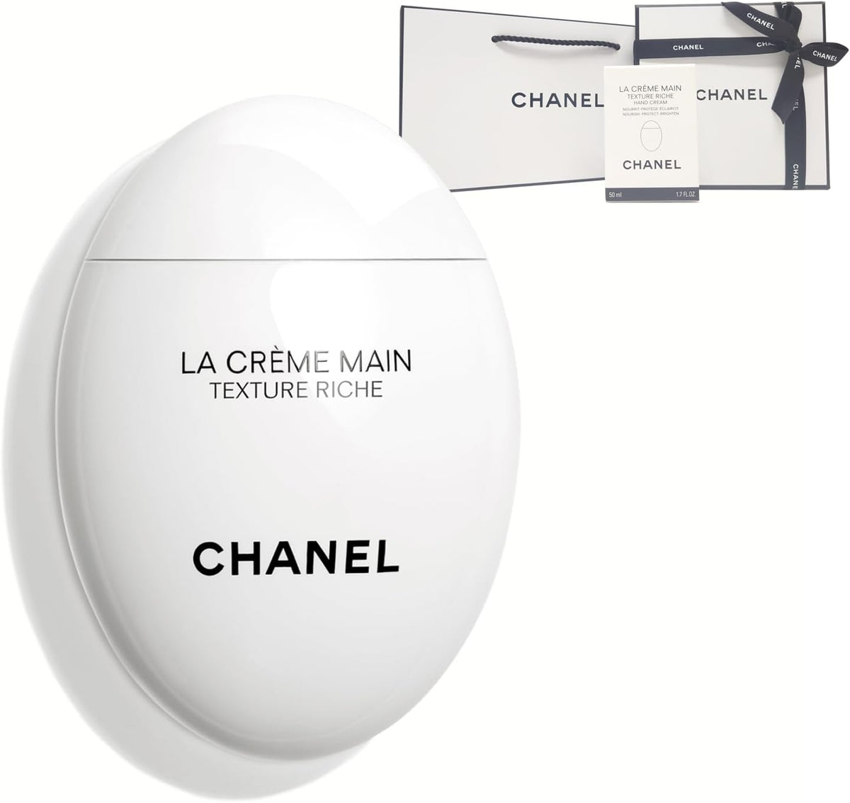 CHANEL La Creme Man, Rich, 1.7 fl oz (50 ml), Hand Cream, Cosmetics, Birthday, Present, Gift Set, Shopper Included