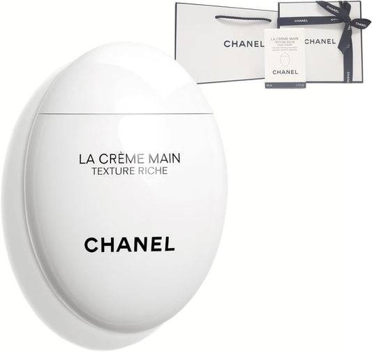 CHANEL La Creme Man, Rich, 1.7 fl oz (50 ml), Hand Cream, Cosmetics, Birthday, Present, Gift Set, Shopper Included