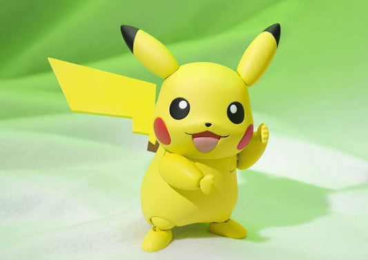 S.H. Figuarts Pokemon Pikachu, Approx. 3.9 inches (100 mm), PVC   ABS, Pre-painted Action Figure