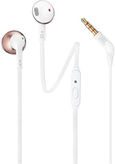 JBL TUNE 205 IN-EAR HEADPHONE WITH ONE-BUTTON REMOTE/MICROPHONE rose gold