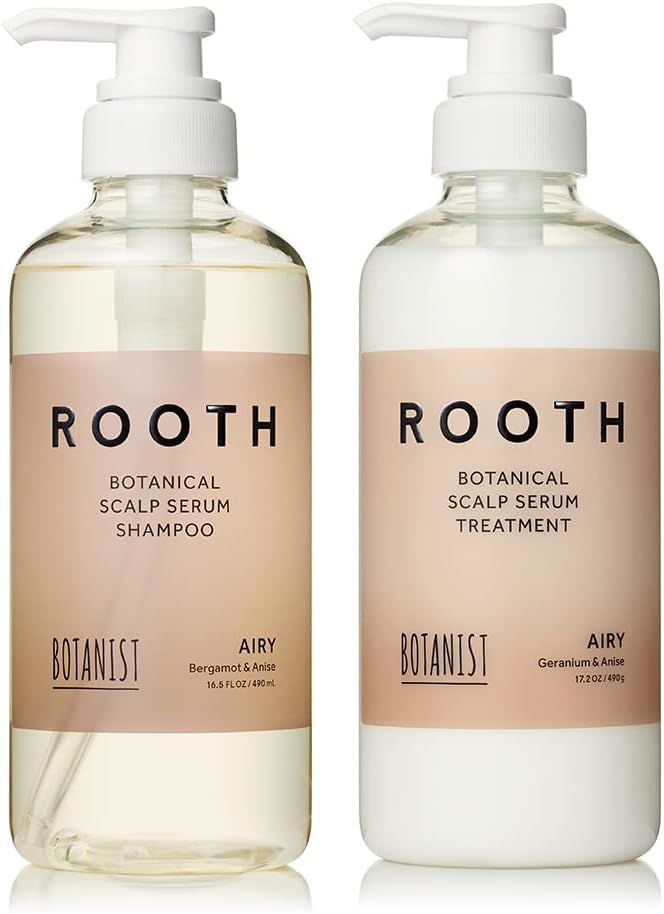 [Japanese Shampoo and Conditioner] Set BOTANIST ROOTH Loose Botanical Scalp Serum Shampoo Treatment Bottle Airy Scalp Skin Care