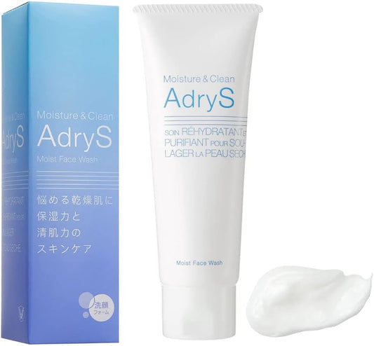 Taisho Pharmaceutical AdryS Moist Face Wash, 3.5 oz (100 g)