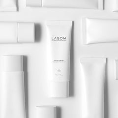 LAGOM Sun Gel Plus SPF 50+ PA++++ Sunscreen, Milky Lotion, UV Care, Moisturizing, Soap Off, Smooth and Fresh, 1.4 fl oz (40 ml) Genuine Japanese Product