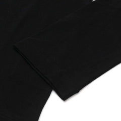 PLAY COMME des GARCONS MENS BLACK HEART WAPPEN LS TEE Long Sleeve T-shirt, Black