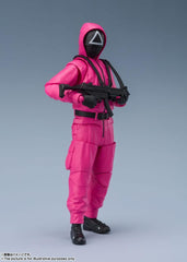 S.H. Figuarts Squid Game Masked Soldier, Approx. 5.7 inches (145 mm), ABS   PVC, Pre-painted Action Figure