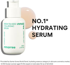 Innisfree Green Tea Seed Serum (22/AD) 80ml - Official Korean Product Introduction Beauty Serum, Plenty of Moisture, Oily Skin, Dry Skin, Mixed Skin, Hydration, Moisturizing, Drying, Care, Korean