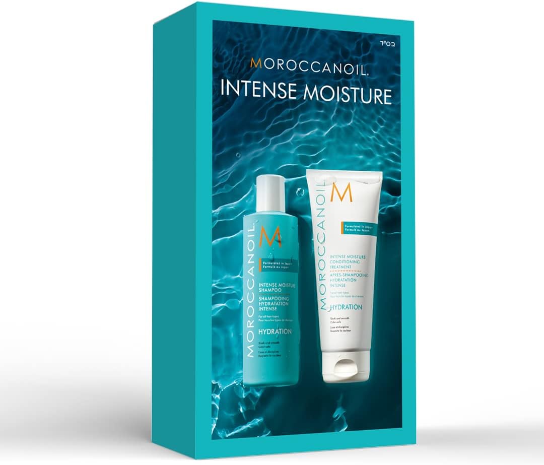 [Japanese Shampoo and Conditioner] MOROCCANOIL Moroccanoil Intense Moisture Shampoo   Conditioning Treatment Trial Set (Hair Shampoo Conditioner with Argan Oil) Travel Travel