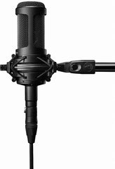 Audio Technica Audio Technica AT2035 Condenser Microphone Unidirectional/Low Cut Switch/Pad Switch/Dedicated Shock Mount Included/Recording/Home Recording/Video Distribution/Podcast/Live Comment/DTM/Black Domestic Genuine Product