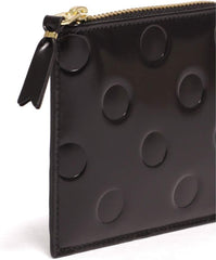 Folding Wallet POLKA DOTS EMBOSSED WALLET SA3100NE Men Women BLACK BK Com de Garcon Parallel Import Product