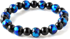 Natural Stone Power Stone Bracelet Firefly Glass Onyx Mens Womens Accessories