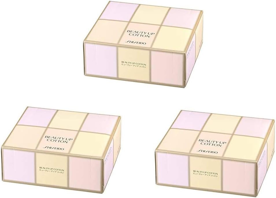 Shiseido Beauty Up Cotton F, 108 Pieces, Set of 3