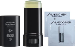 SHISEIDO MEN Clear Stick, UV Protector, Trial Sample Included, Sunscreen for Men and Men