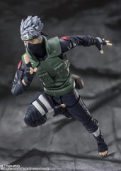 S.H. Figuarts Naruto Shippuden Hatake Kakashi - Heroes of the Famous Sharineye, Approx. 6.3 inches (160 mm), ABS   PVC Pre-painted Action Figure BAS63451