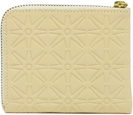 Folding Wallet CLASSIC EMBOSSED PATTERN A WALLET Classic Embossed Pattern A Wallet SA310EA Men's Women's OFF WHITE WH COMME des GARCONS Parallel Import