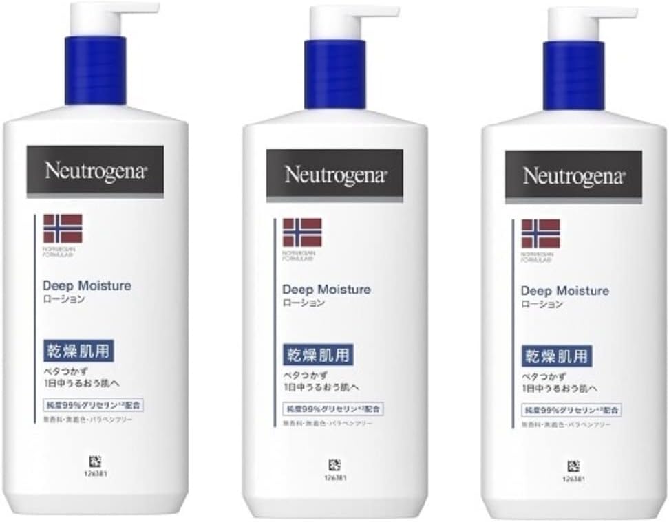 Neutrogena Norwegian Formula Deep Moisture Body Milk (15.9 fl oz (450 ml) Set of 3