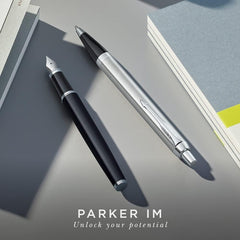 PARKER PARKER Ballpoint pen IM matte black CT medium oily Gift Boxes Included authorized imports 2143442Z