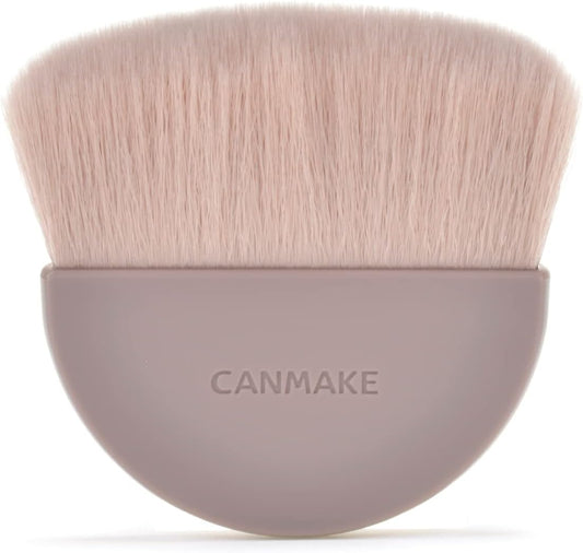 Canmake marshmallow finish powder brush round brush matte skin finish One Brown