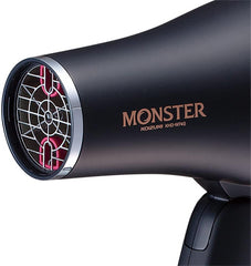 Koizumi KHD-W740/K Monster Hair Dryer, Large Airflow, Quick Drying, Negative Ions, Black