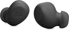 JBL WAVE BUDS Fully Wireless Earphones, Bluetooth/IP54 Waterproof Dustproof/APP Compatible, USB Type C/Black, JBLWBUDSBLK Small