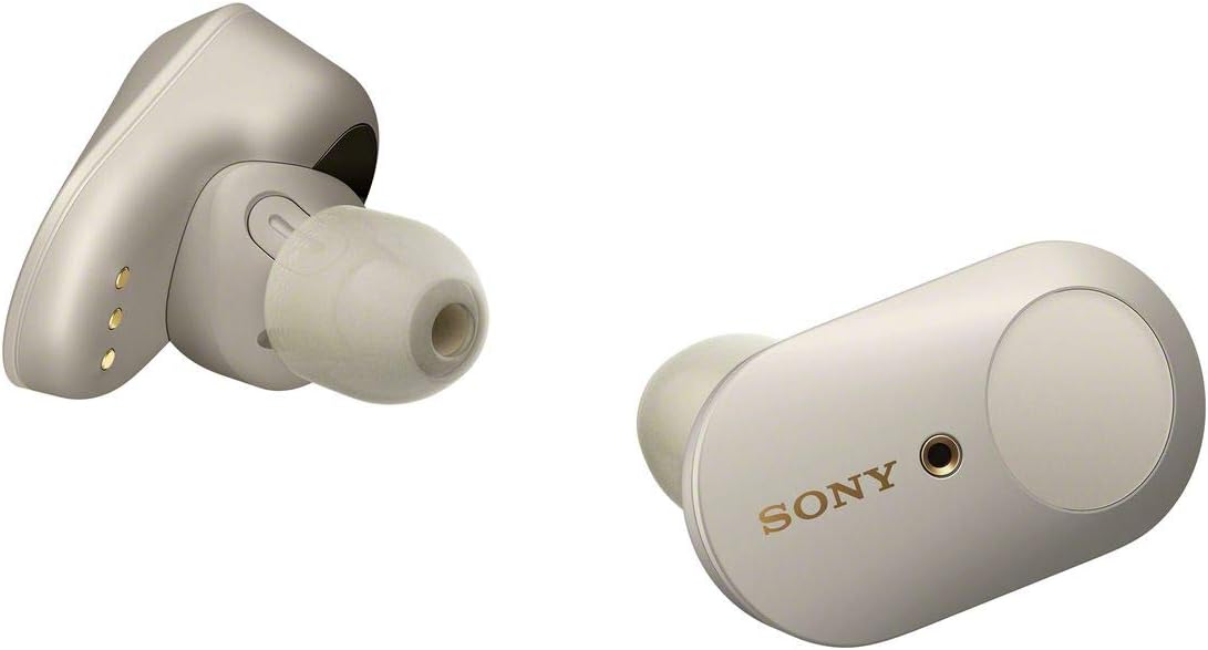 Sony WF-1000XM3 Wireless Noise Cancelling Earbuds, Fully Wireless, Amazon Alexa, Bluetooth, High Resolution Equivalent, Up to 6 Hours of Continuous Playback, 2019 Model / Microphone Included, 360 Reality Audio Certified Model Platinum Silver WF-1000XM3 SM