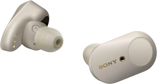 Sony WF-1000XM3 Wireless Noise Cancelling Earbuds, Fully Wireless, Amazon Alexa, Bluetooth, High Resolution Equivalent, Up to 6 Hours of Continuous Playback, 2019 Model / Microphone Included, 360 Reality Audio Certified Model Platinum Silver WF-1000XM3 SM