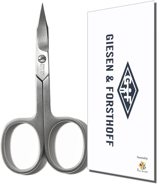 Solingen, Germany, 100 Years Founded G F Nail Clippers and Cuticle Cutters (Dual Use Scissors: Stainless Steel) Easy to use for men, German Finish, Made in Italy, Genuine Product