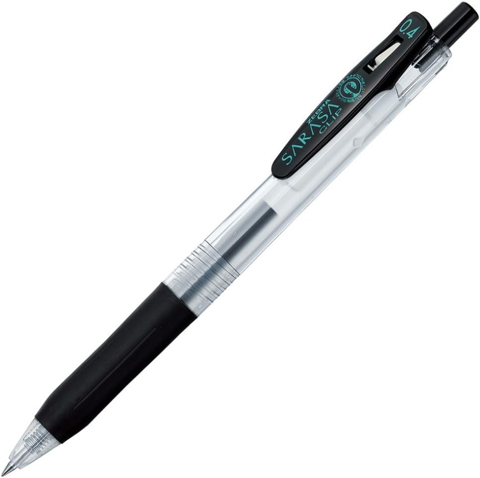 Zebra gel ballpoint pen Sarasa clip 0.4 10 Black B-JJS15-BK