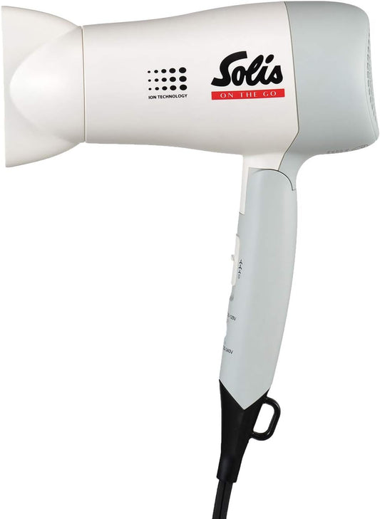 Solis On The Go Hair Dryer, White SCD397