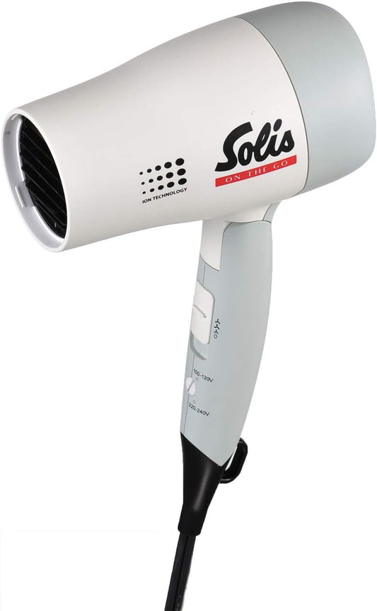 Solis On The Go Hair Dryer, White SCD397