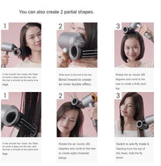 Wucaishop New Upgrade Anti Flight Fly Away Smooth Hair Comb Nozzle Attachment Dyson HD15 HD01 HD02 HD03 HD04 HD08 Supersonic Hair Dryer