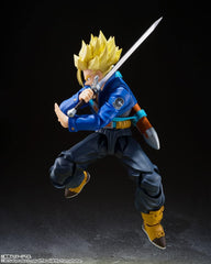 S.H. Figuarts Dragon Ball Z Super Saiyan Trunks - A Boy from the Future, Approx. 5.5 inches (140 mm), PVC   ABS Pre-painted Action Figure