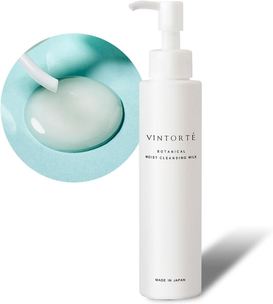 VINTORTE Botanical Moist Cleansing Milk, Sensitive Skin Cleansing, Additive-free, Pore Care, V-bm-cl