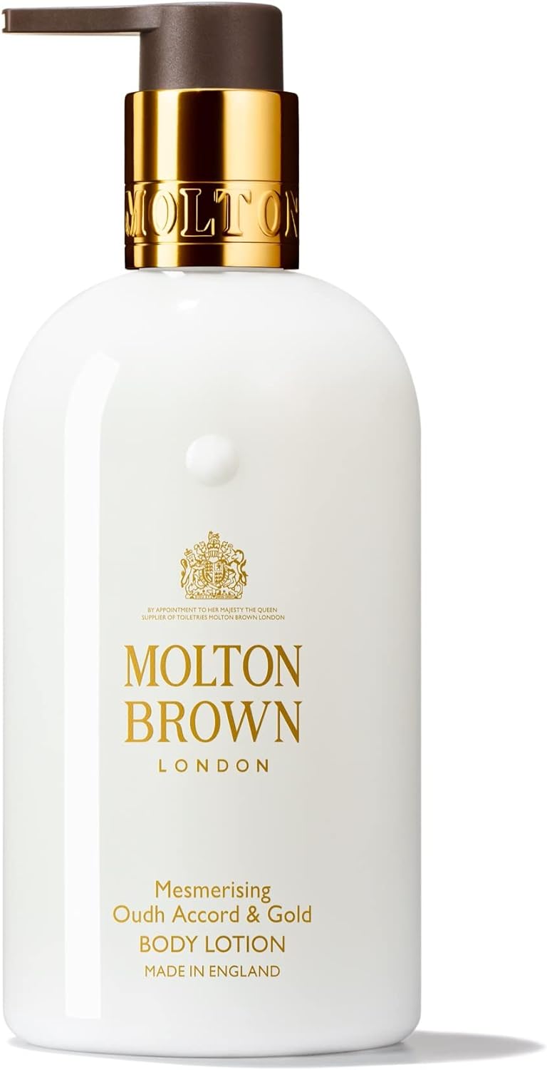 Official MOLTON BROWN Oud Accord   Gold Body Lotion, 10.1 fl oz (300 ml) | | Molton Brown Body Care, Amberry, Gorgeous, Seductive