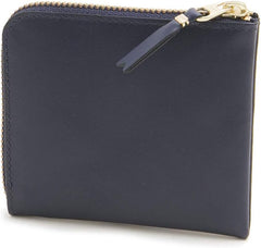 Classic Leather Wallet SA3100 Men's Women's Navy Blue BL Parallel Import, navy