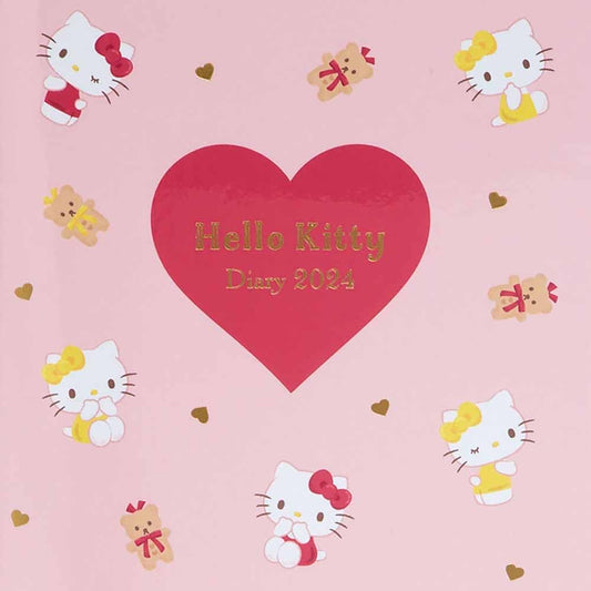 Sanrio 2024 703273 Hello Kitty B6 Diary (Large-Ruled Type)