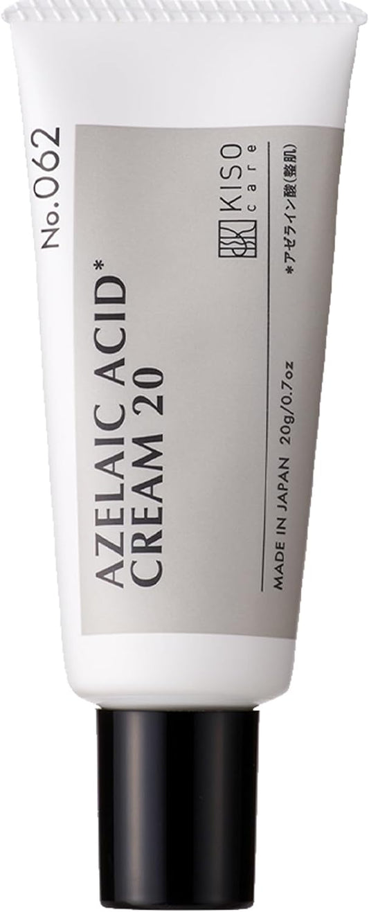 KisoCare Azelaic Acid 20% Cream Hyaluronic Acid x Squalane x CICA Balancing Cream AZ2 0.7 oz (20 g)