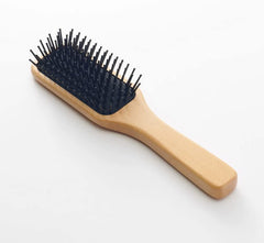 Muji 82575156 Beech Wood Hair Brush, Total Length 7.9 inches (20 cm)