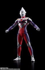 BANDAI SPIRITS S.H. Figuarts Ultraman Tiga Multi Type (True Bone Carving Process), Approx. 5.9 inches (150 mm), PVC, ABS, TPE, Pre-painted Action Figure