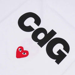 PLAY COMME des GARCONS CDG Cdg x Play T-Shirt White White