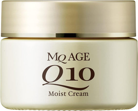 MQ AGE Moist Cream Coenzyme Q10 Placenta Extract Shine Firmness Elasticity Beautiful Skin 50g Made in Japan Official Z271073