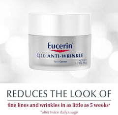 Eucerin Sensitive Facial Skin Q10 Anti-Wrinkle Sensitive Skin Creme 48g (parallel import goods)