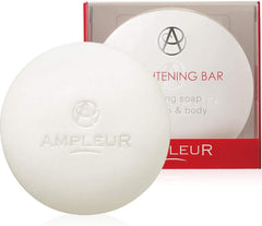 AMPLEUR Skin Care Soap, Brightening Bar, 2.8 oz (80 g), Face Cleansing, Whole Body, Foam, Soap, Hydroquinone, Vitamin C, Hyaluronic Acid, Doctor's Cosmetics