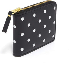 Folding Wallet POLKA DOTS PRINTED WALLET SA7100PD Unisex BLACK BK Comme des Garçons Parallel Import